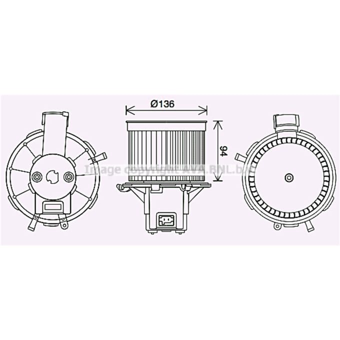 Interieurventilator AVA COOLING FT8465
