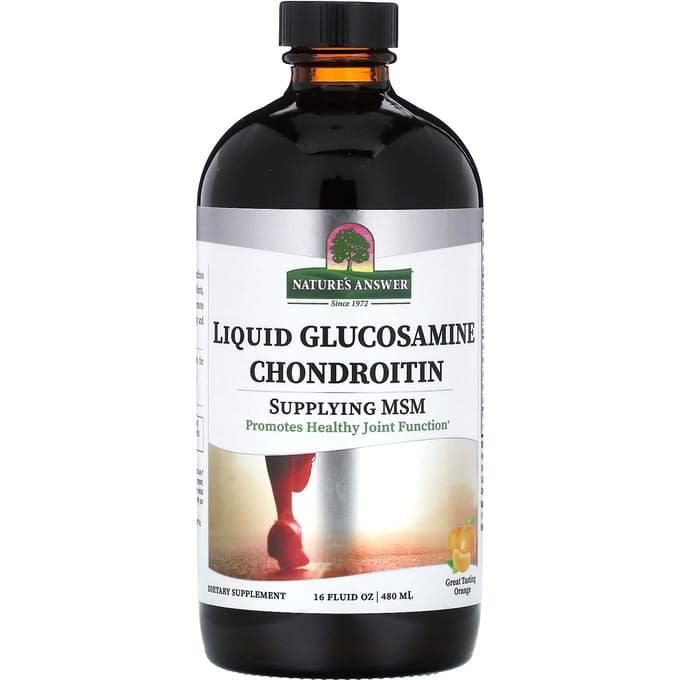 Nature's Answer, Glucosamine Chondroïtine Liquide, Orange, 16 fl oz (480ml)
