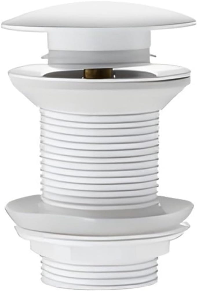 Wastafel Afvoer - Drain Plug - Badkamer Gebruik - Lekvrije Afdichting - Wit