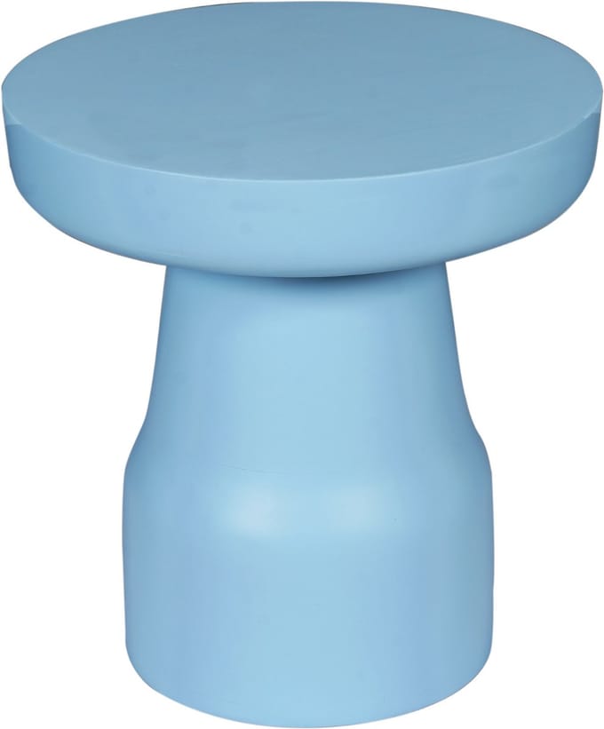 Starfurn - Bijzettafel Drum - Blauw - 40x40x42 cm