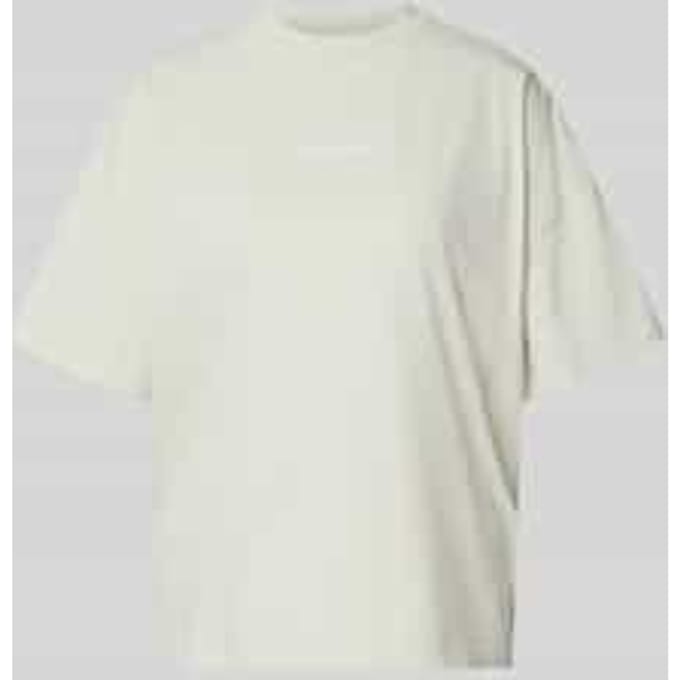 Oversized T-shirt met labelstitching model 'BRACY'