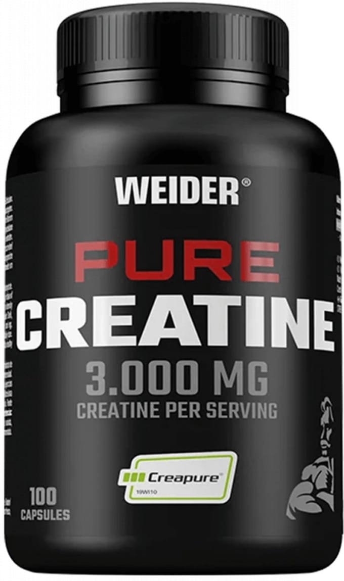 Weider Pure Creatine Capsules (100) Unflavoured - Creatine - Creapure