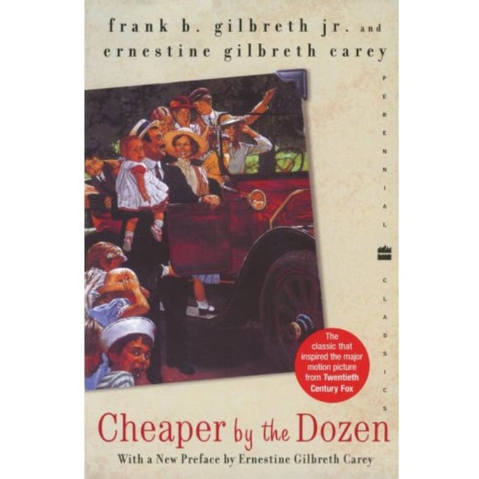Cheaper By The Dozen - Perennial Press - Frank B. Gilbreth