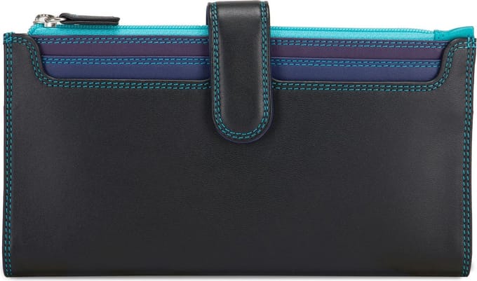 Mywalit Continental Portemonnee Leder 20 cm - Dames - Horizontaal - black-pace