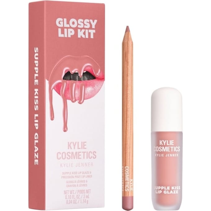 Kylie Cosmetics Glossy Lip Kit (Various Shades) - Comes Naturally