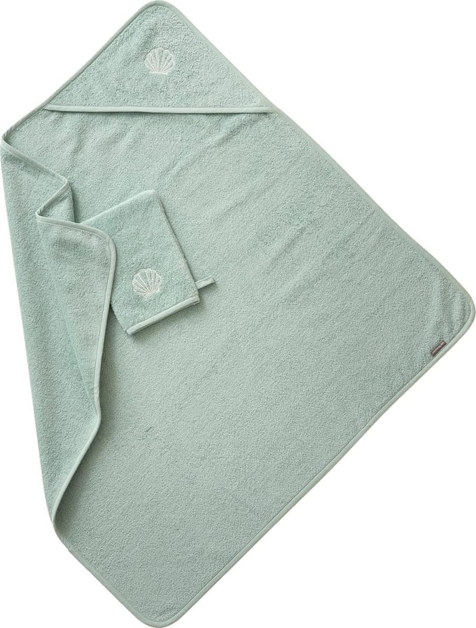 Vertbaudet Badcape + washand