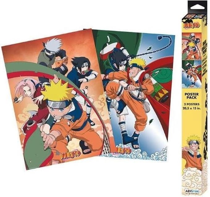 GBeye Naruto Shippuden 2 Chibi Poster Set-Team 7 (Diversen) Nieuw