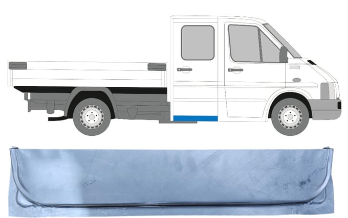 Binnen reparatiepaneel achterste deuren voor Volkswagen LT 1996-2005