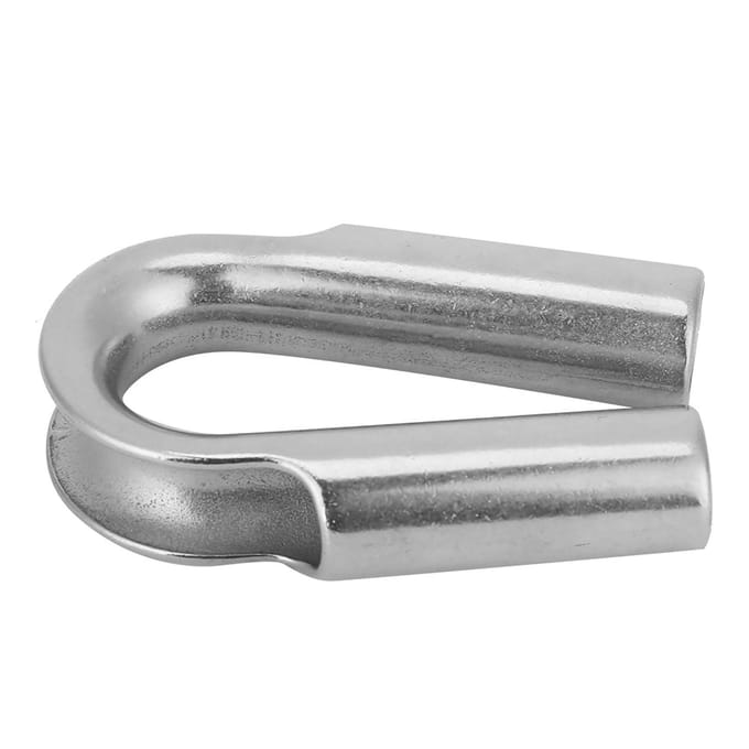 304 RVS Buisvingerhoed Voor Lierkabel Bootaccessoires(6 mm 2 stuks) 10mm(2pcs) gray