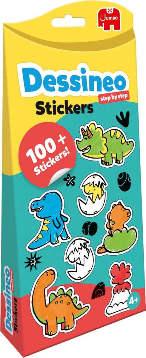 Dessineo Stickers Theme Pack - Dino's, 4Y+
