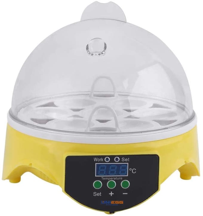 UniEgg™ Broedmachine voor 7 eieren - Ideaal voor Beginners en Kinderen