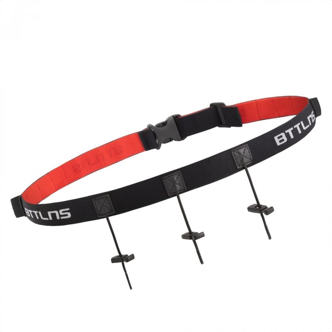 BTTLNS startnummerband - triathlon race belt - hardloopriem - hardloopband - inclusief gel vakjes - Keeper 2.0 - zwart