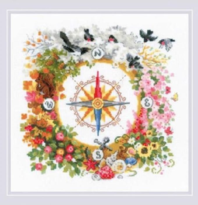 borduurpakket compass