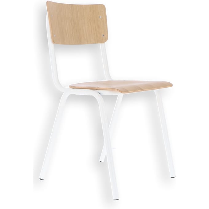 Jan Kurtz - Zero Stoel - wit - eiken - beige
