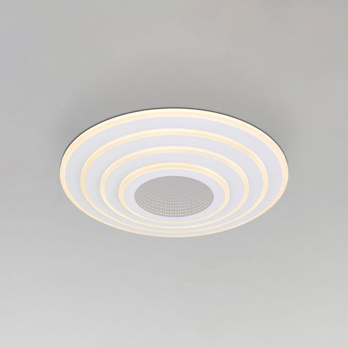 Globo - plafonniere - Jocelyn - wit - metaal - Ø 42cm - LED - 48544-40SH