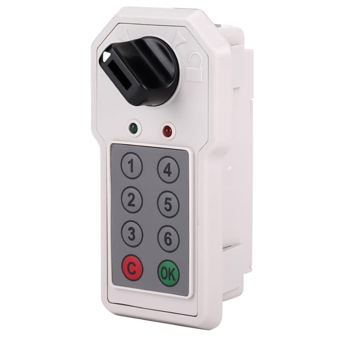 6 Cijferige Code Combinatie Cam Kabinet Handig Wachtwoord Beveiliging Cijferslot white