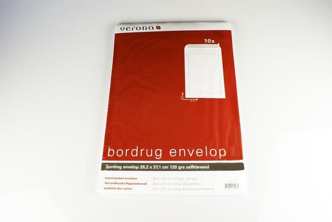 Verona 10 bordrug envelop 26,2x37,1 cm