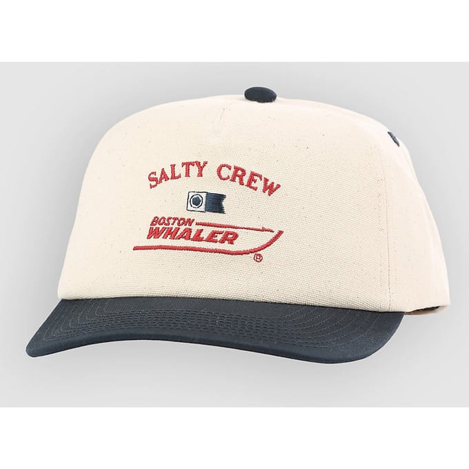 Salty Crew Whaler Snapback Cap wit
