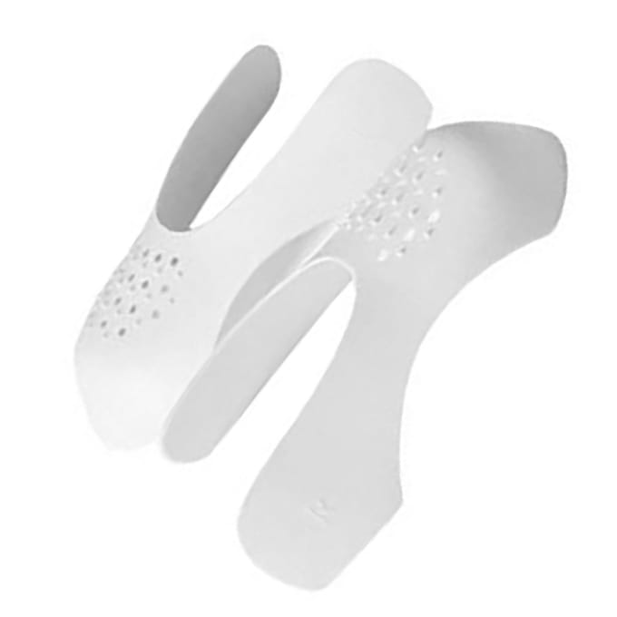 20 stuks Schoenkreukbeschermers Anti-kreuk Elastisch Flexibel ABS Wasbaar Schoenkreukbeschermer voor wit