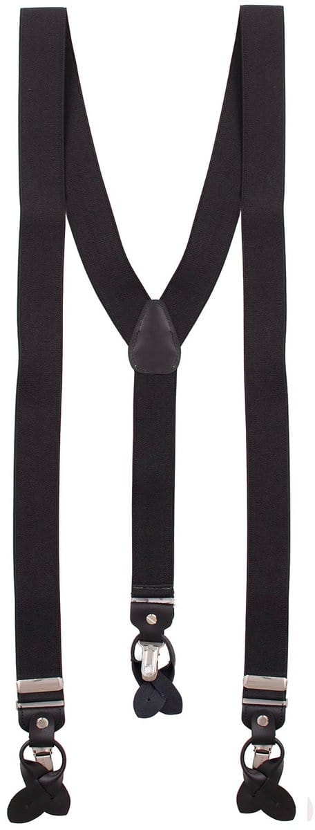 TRESANTI | ZANIN | Elastische bretels uni | zwart