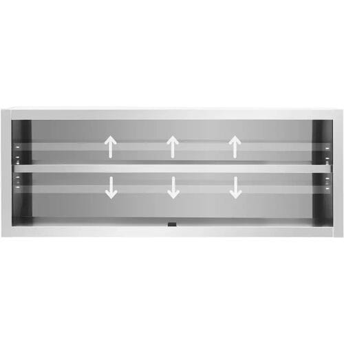 Royal Catering RVS wandkast - 160 x 45 cm 10011659
