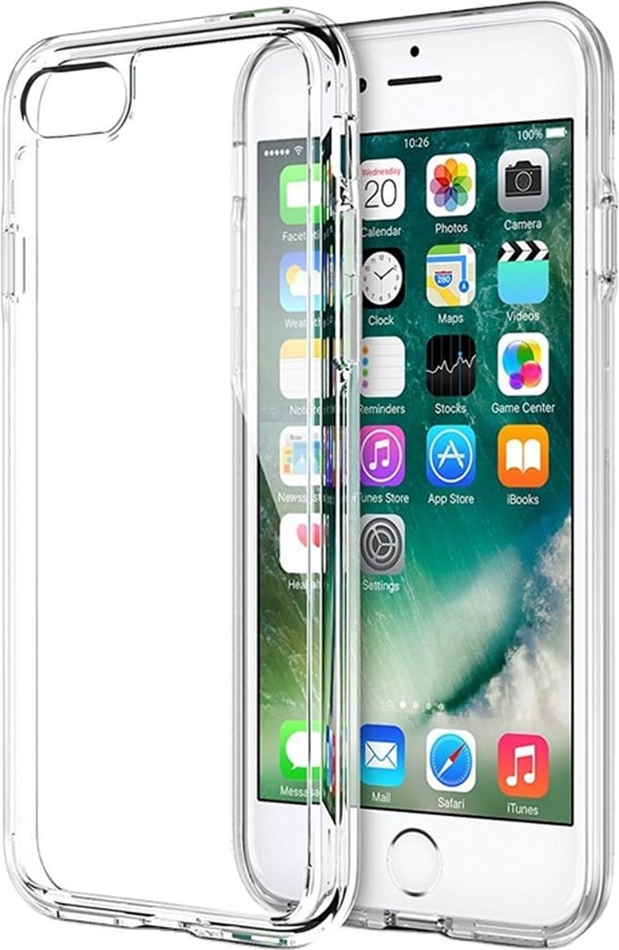 MoDo Hoesje Geschikt voor iPhone SE 2022 - Transparant - SE 2022 TPU Transparant Siliconen Case