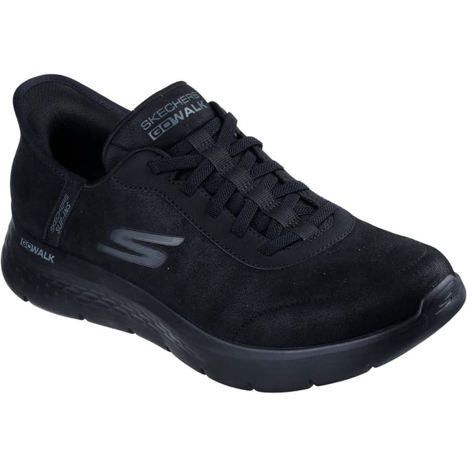 Skechers GO WALK Flex Smooth Motion Textiel Mannen Zwarte Sneakers