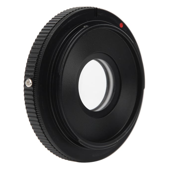 FDEOS Lens Mount Adapter voor Canon FD Mount Lens naar voor Canon EOS EF EFS Camera Body black