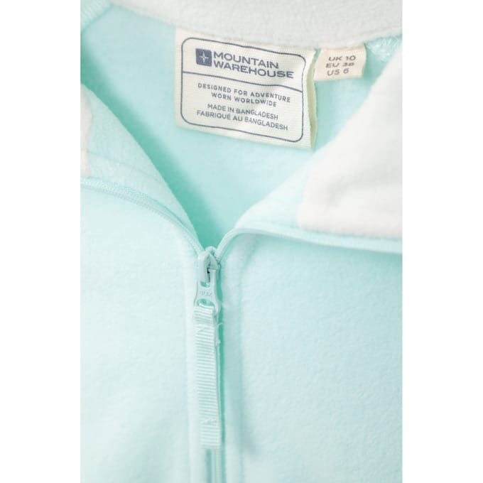 Mountain Warehouse Dames/Dames Montana Half Zip Fleece Top (Munt)