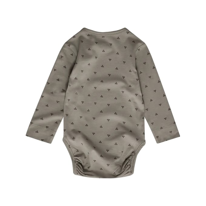 Hummel kinderbody met lange mouwen Hmlmini Bee Aop L/S 230320