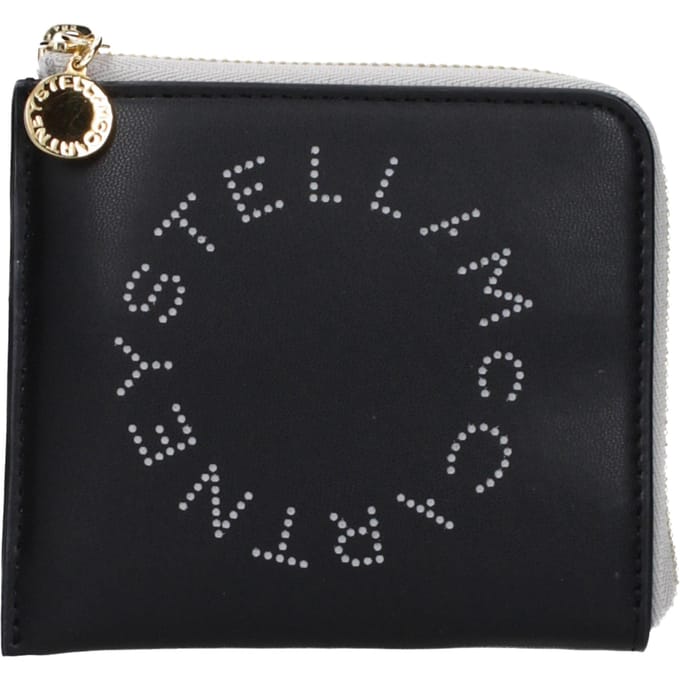 Stella McCartney Zwarte Leren Portemonnee