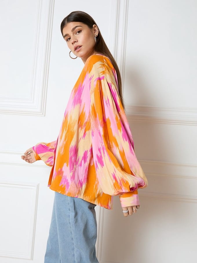 Refined Department Oversized blouse FAYA Pink - Maat XS