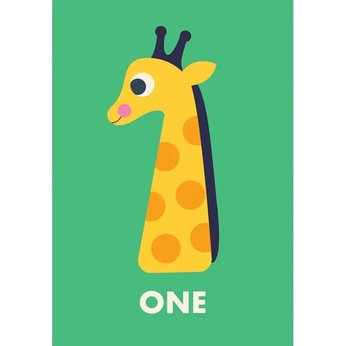 Verjaardagskaart Rex London Girafe Un