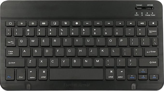 Mobiparts - Blauwtooth Keyboard Case Apple iPad 10.2 (2019/2020/2021) - Zwart