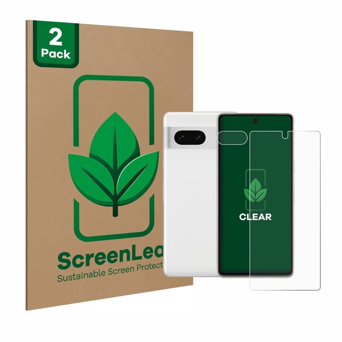 2 Stuks Screenprotector voor Google Pixel 7 (Voor+Camera) - Hoogwaardige Beschermfolie transparant
