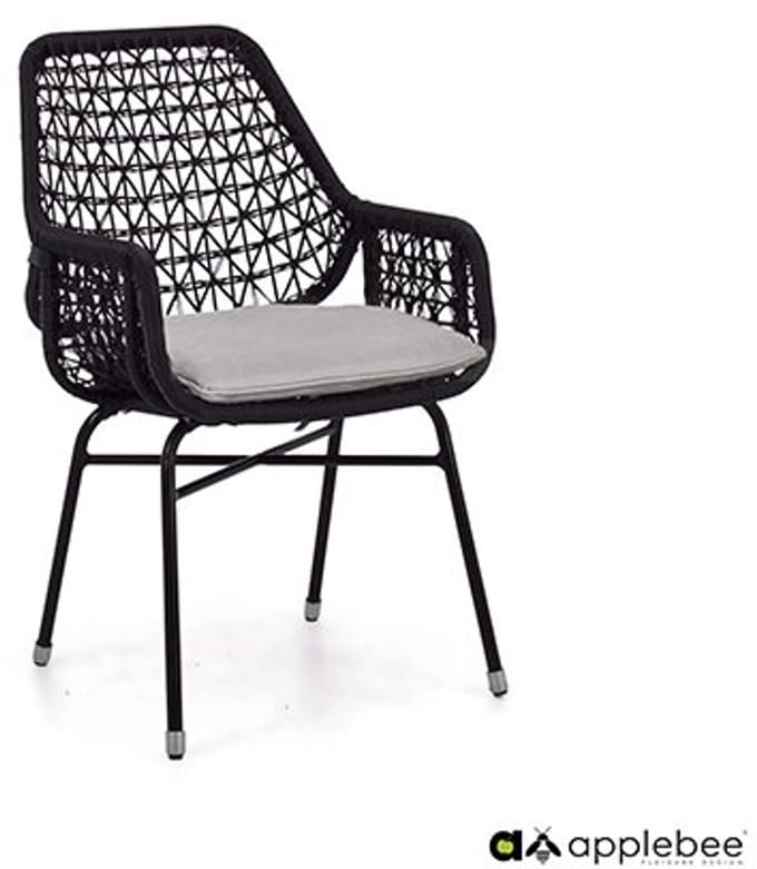 Apple Bee Zara Tuinstoel - Black