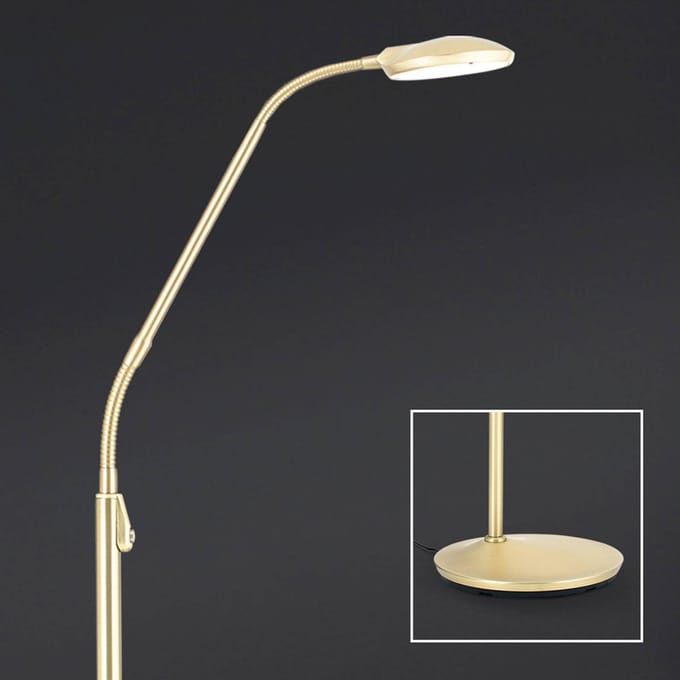 ORION LED vloerlamp Cobra met veranderlijke lichtkleur