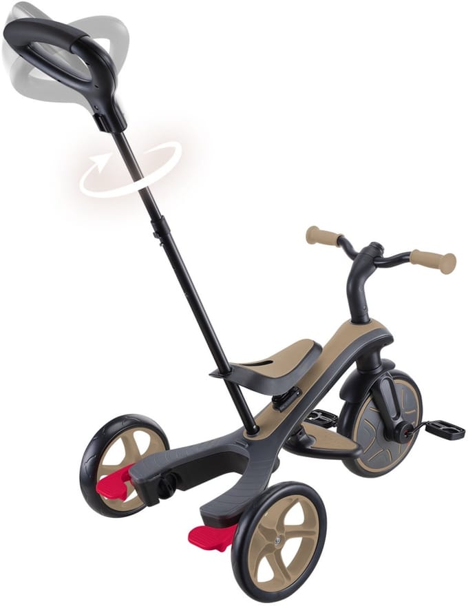 Globber Trike 4 in 1 in Bruin