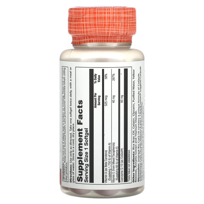 Bio CoQ-10, 60 mg, 60 zachte capsules