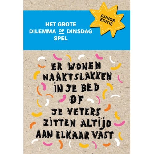 Het Grote Dilemma Op Dinsdag Spel - Dilemma Op Dinsdag - Dilemma op Dinsdag