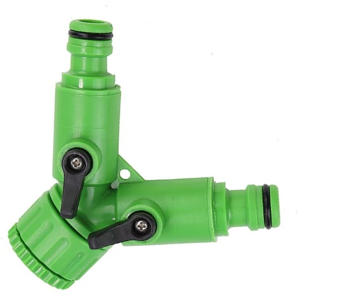 Allecto - Tweeweg Slangaansluiting - Universele Tuinslang Connector Set