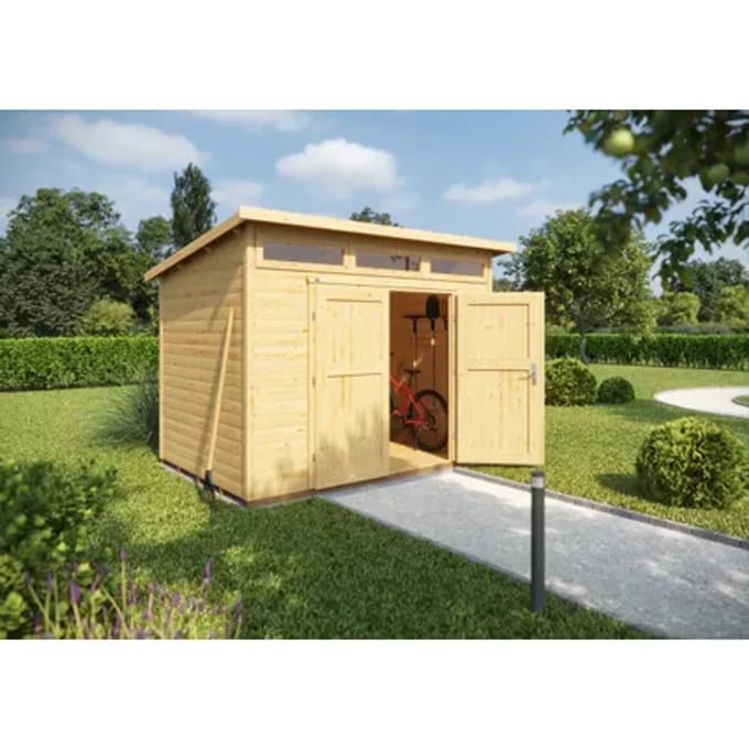 Weka Tuinhuis 264 - Onbehandeld - 295x239cm