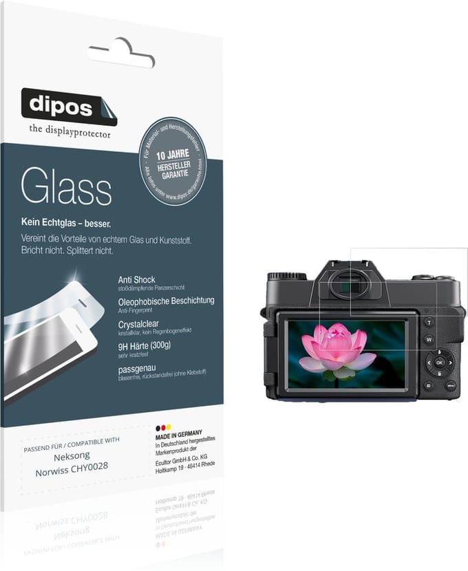 dipos – 2x Pantserfolie geschikt voor Neksong Norwiss CHY0028 | 9H Screenprotector