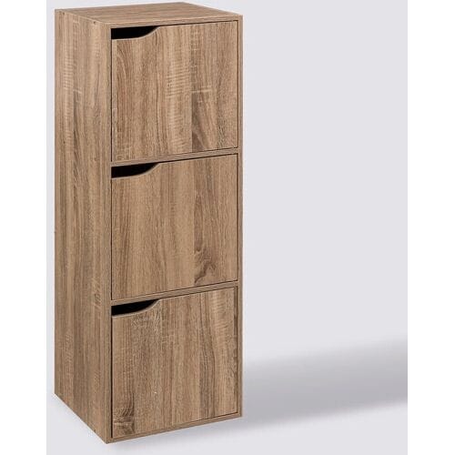 5five 3-laags opbergkast - Spaanplaat, 34,4 x 32 x 100,5 cm