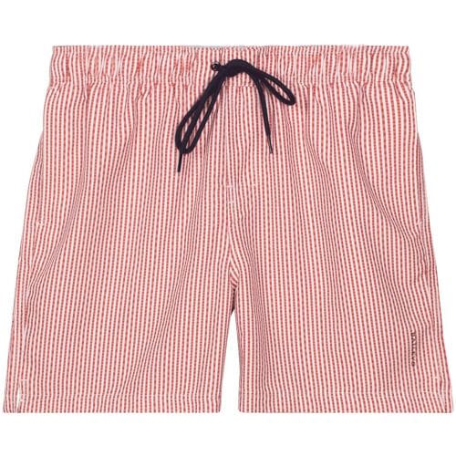 Baileys Swim Short Allover Printed Seersucker Stripe Terra / male