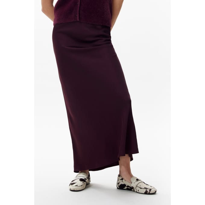 Catwalk Junkie Silky Skirt Winetasting Taglia: 34 | Maxi gonne Outlet | Donna | Rosso