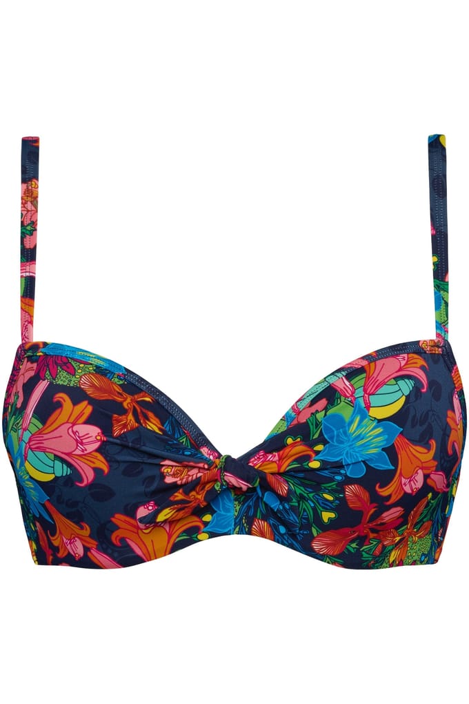 Marlies Dekkers Thalassa Bikini Toppush Upwired Padded Blue Größe: 75C | Bikinis Outlet | Damen | Blau