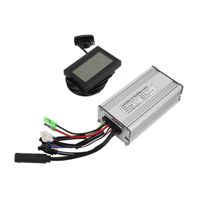 Elektrische Fiets Controller Display Kit 22A 36V 48V 550W Borstelloze Motor Controller LCD Paneel 130X gray