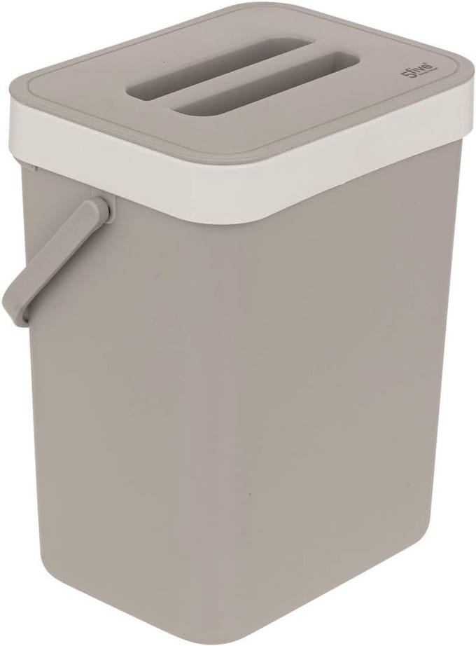 Composteerbare kleine afvalemmer 5 liter grijs