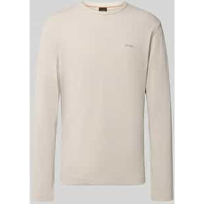 Regular fit shirt met lange mouwen en wafelstructuur, model 'TEMPESTO'